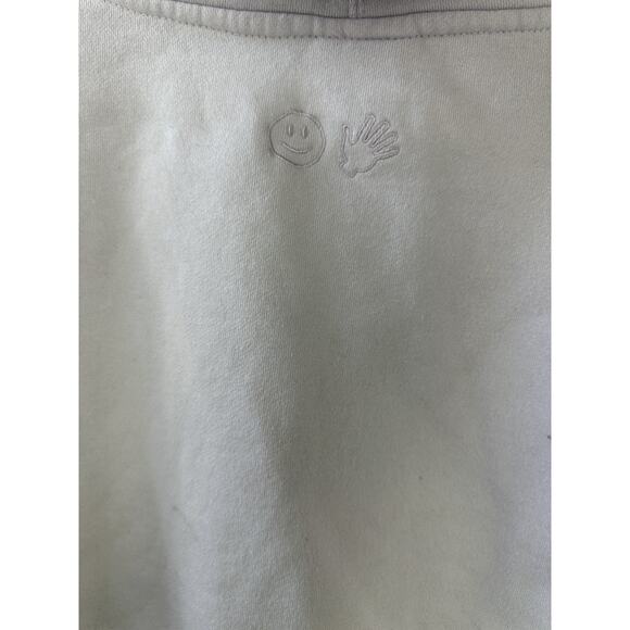 Glossier Limited Edition Lavender Hoodie Embroidered Pullover Sweatshirt Medium - Picture 9 of 16